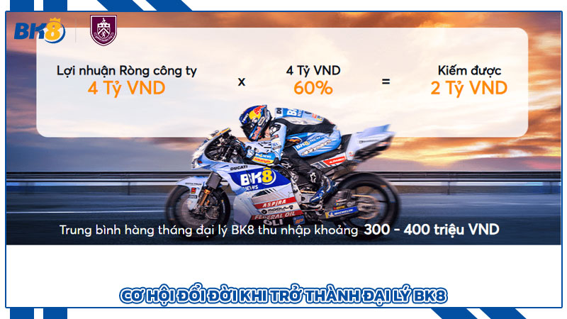 Đại lý BK8 | Bí quyết làm đại lý cho Bk8 - Vua của mọi nghề Cơ hội đổi đời khi trở thành đại lý BK8