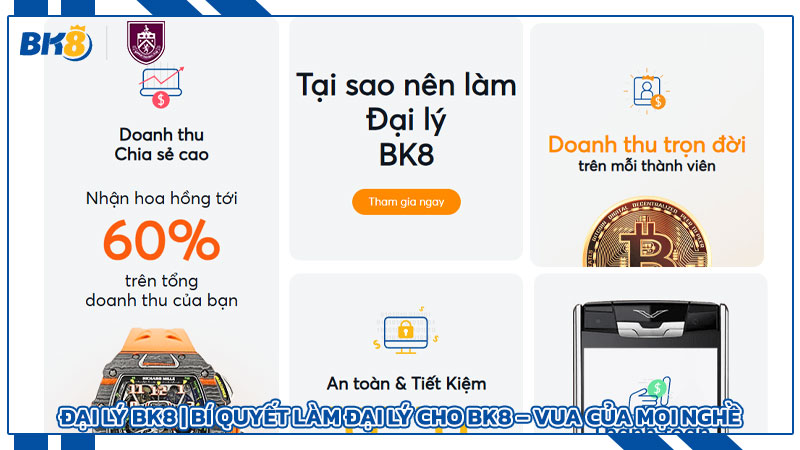 Đại lý BK8 | Bí quyết làm đại lý cho Bk8 - Vua của mọi nghề Đại lý BK8 | Bí quyết làm đại lý cho Bk8 - Vua của mọi nghề