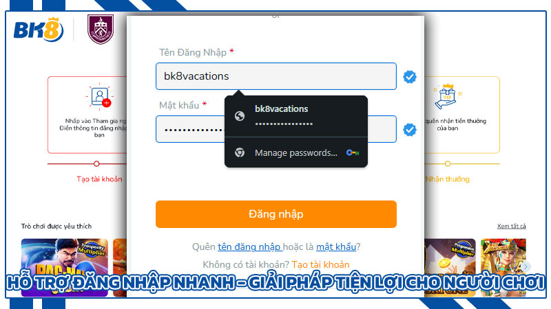 Đăng nhập BK8 | Cách thức và những trường hợp nên tránh Hỗ Trợ Đăng Nhập Nhanh - Giải Pháp Tiện Lợi Cho Người Chơi